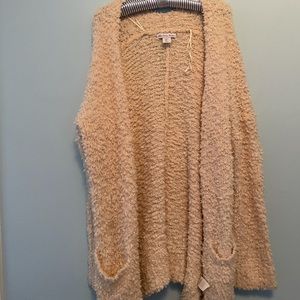 Woman cardigan- knit ivory